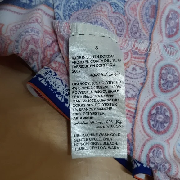 Chico's Multicolor  V-Neck Blouse - Picture 7 of 8